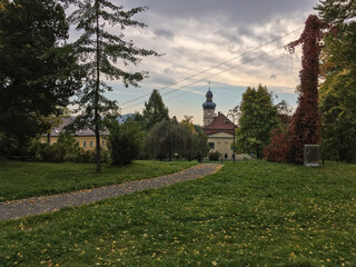 church in the village