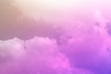 blue Pink sky with clouds background