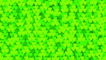 clover shamrock seamless background, perfect for the wallpaper, postcard, and background illustration