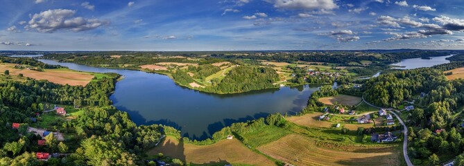 Kaszuby- jezioro Brodno Małe - obrazy, fototapety, plakaty