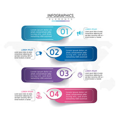 Vector illustration, infographics design, template, marketing, information, with 4 options or steps