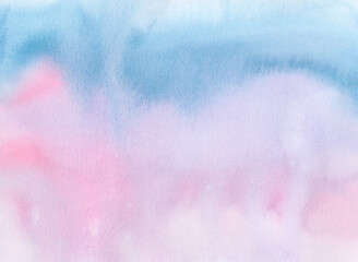 Сolorful watercolor background. Blue.Pink.Violet. Splash