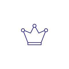 Crown king queen prince princess line icon. Heraldic emperor hat