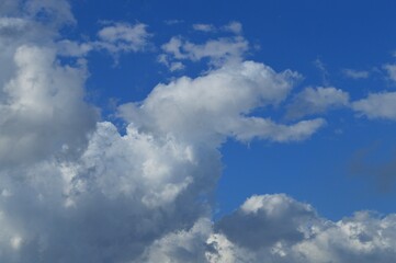 Fototapeta premium clouds in a blue sky