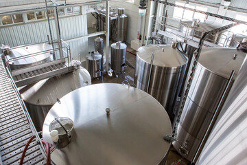 factory equipment for the production of alcohol