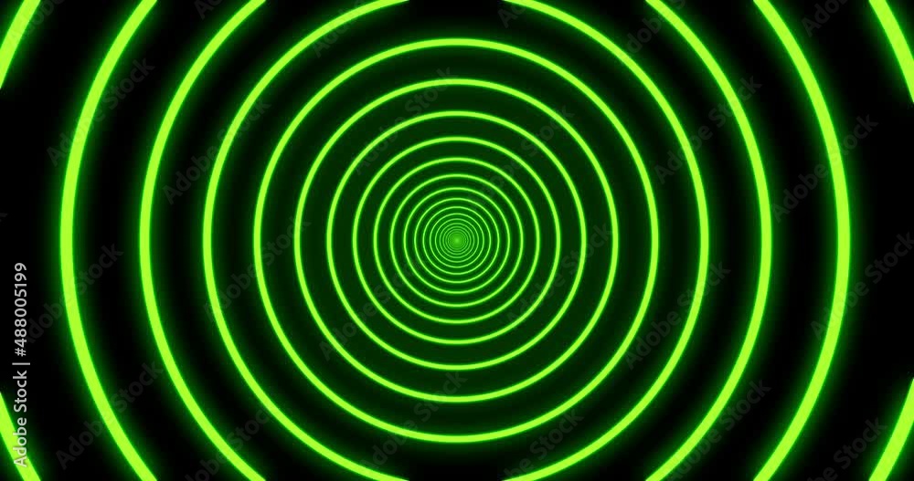 Poster simple green light motion through the green tunnel , loopable motion background