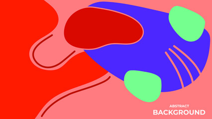 ABSTRACT GEOMETRIC SHAPE BACKGROUND FLAT COLOR DESIGN VECTOR TEMPLATE FOR WALLPAPER, COVER DESIGN, HOMEPAGE DESIGN