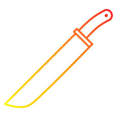 Illustration of Machete design icon