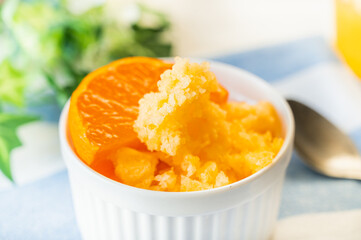 みかんのシャーベット