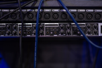 Music studio audio recording instruments