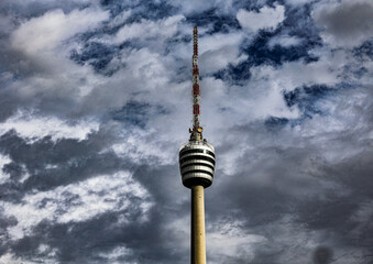 Fototapeta na wymiar tv tower Stuttgart