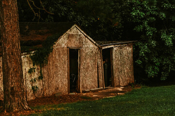 Fototapeta premium old wooden building