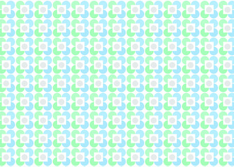Geometric pattern background green and blue