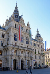 Fototapeta na wymiar Das Rathaus von Graz