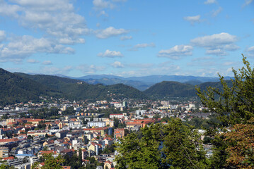 Fototapeta na wymiar Aussicht auf Graz vom Schlossberg