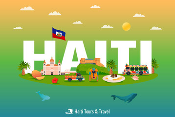 Haiti Tours Poster - obrazy, fototapety, plakaty