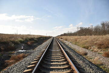 railway in the countryside