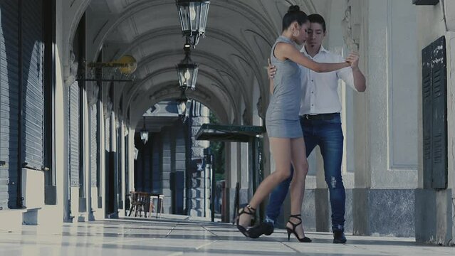 tango, couple, Buenos Aires, dance, dancing, tango argentino, dancing tango, milonga, street, Argentina, young, two people, south america, 4K, passion, latino ethnicity, 2 people, male, female, young 