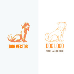 Fototapeta premium illustration of dog