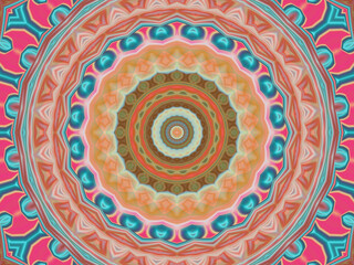 Obraz premium mandala mystical pattern with circles