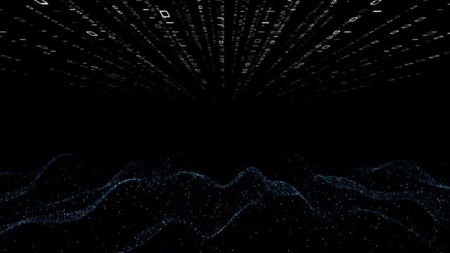 デジタルと先進技術のバックグランド　プレゼンテーション背景　企業ホームページ用背景イメージ