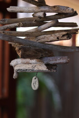 water drops on a fence