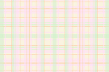 Seamless tartan plaid pattern background with pastel color.