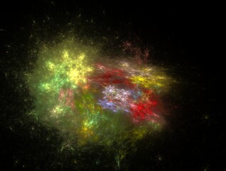 Imaginatory fractal abstract background Image