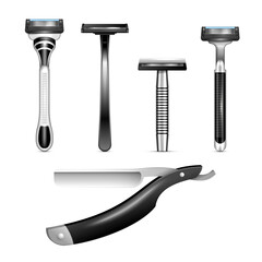 Realistic Male Razor Set