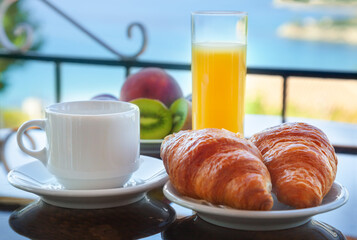 Breakfast on the balcony