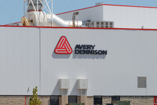 Avery Dennison plant. Avery Dennison is the largest label manufacturer in the world.