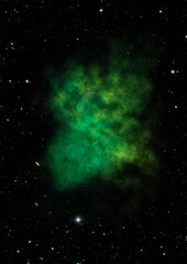 Small part of an infinite star field