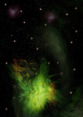 Being shone nebula