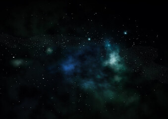 Small part of an infinite star field