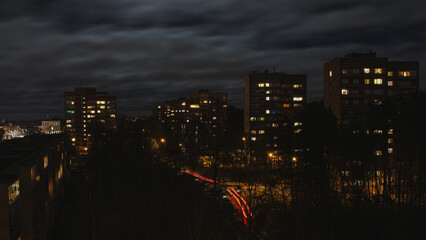Obraz premium The city can never sleep