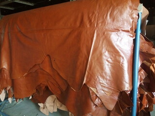 material leather fabric cow