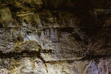 a beautiful and unusual large underground cave