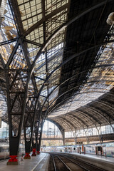 Techo de estación de tren  en Barcelona