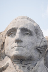Fototapeta na wymiar george washington on Mount Rushmore