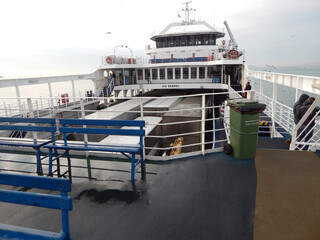 cruise ferry in port