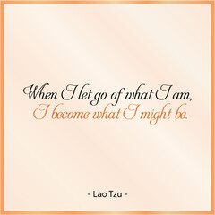 Quote by Lao Tzu - Creative Cursive Typographic Quote Template | Motivational Life Quotes | Positive Quotes 