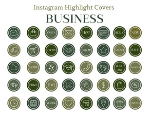 Instagram highlights stories covers trend 2024 business green