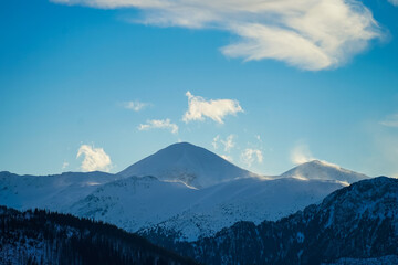 Tatra-Mountains-winter-zima - obrazy, fototapety, plakaty
