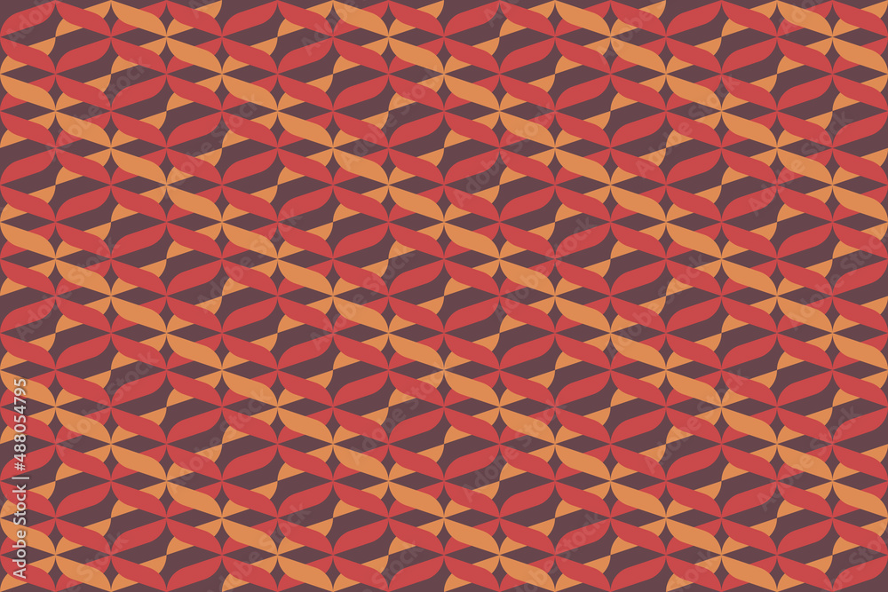 Wall mural minimal geometric texture seamless pattern. repeating simple geometrical shapes modern background. g