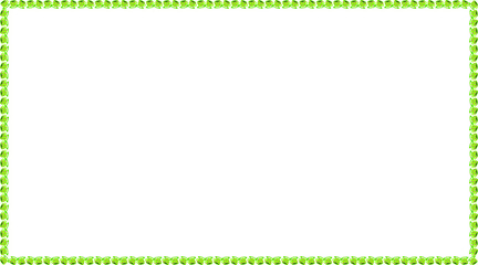 Coffee Cups Border with transparent background