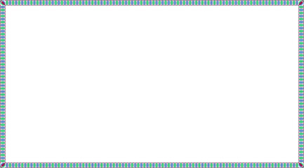 Crystals Border with transparent background