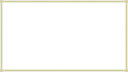 Gold Leaf Border with transparent background