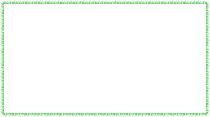Grass Border with transparent background