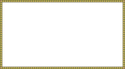 Stained Glass Border with transparent background
