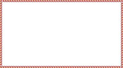Star border frame with transparent background